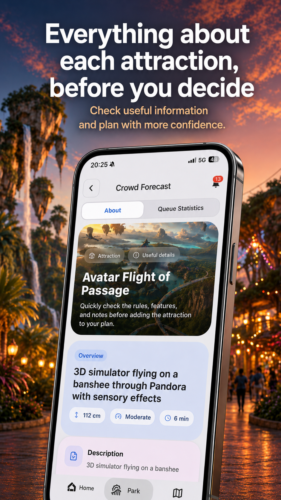 MyParkDay: everything about each attraction before you decide