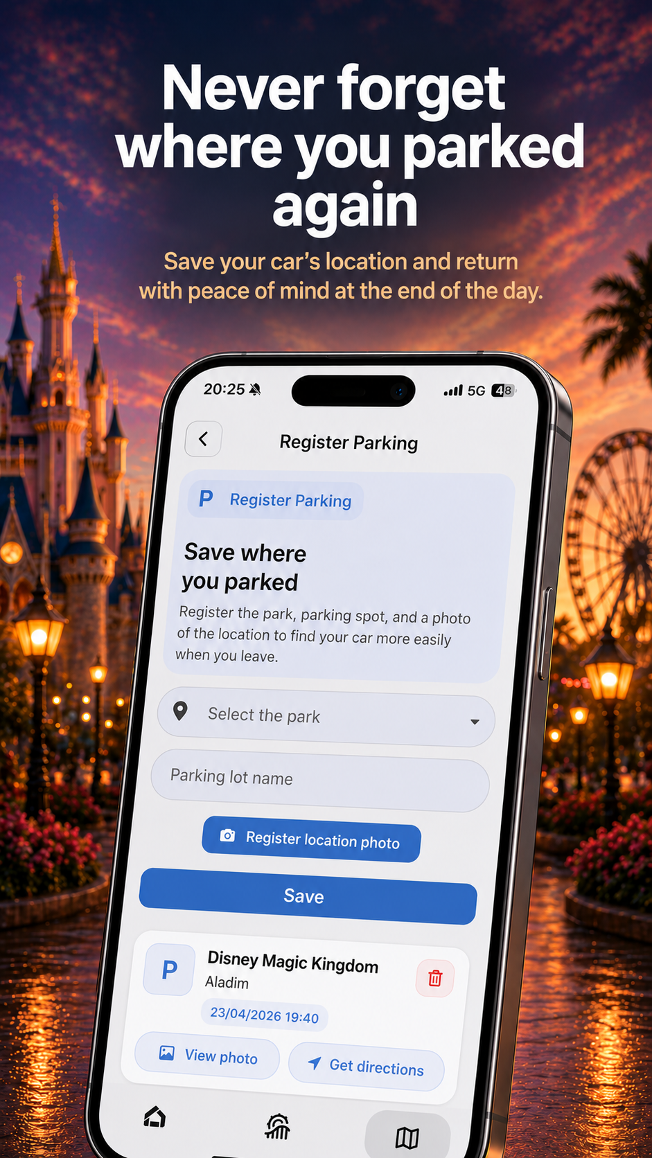 MyParkDay: see crowd levels before you go