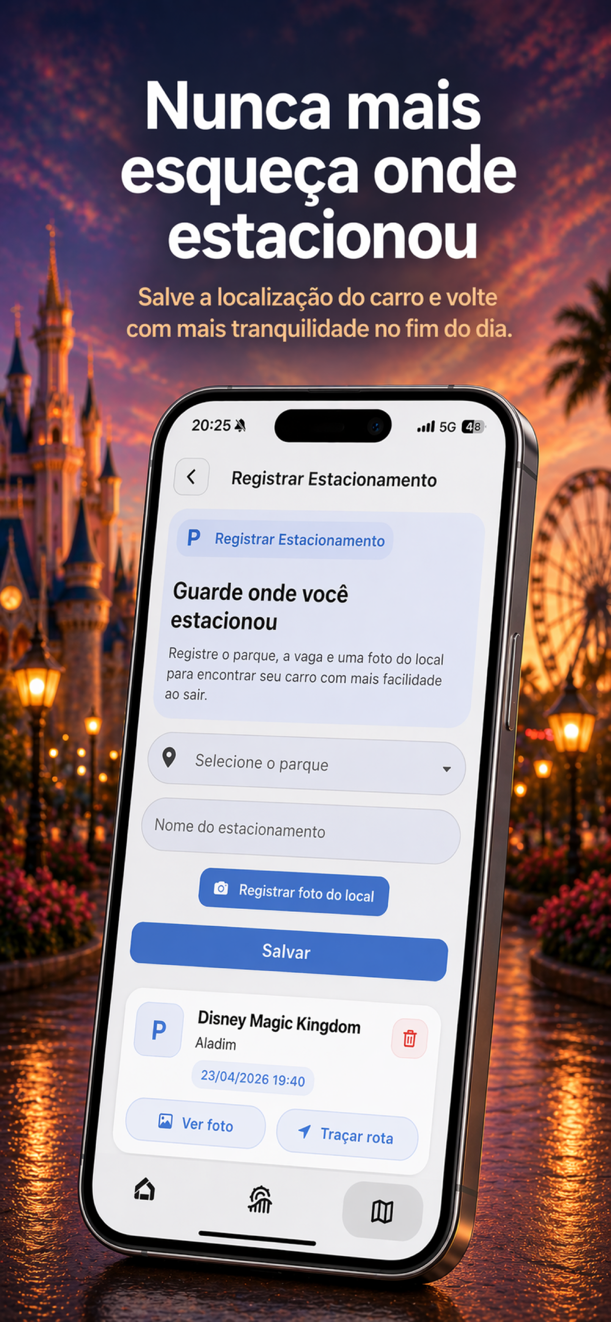 MyParkDay: lembrete de estacionamento