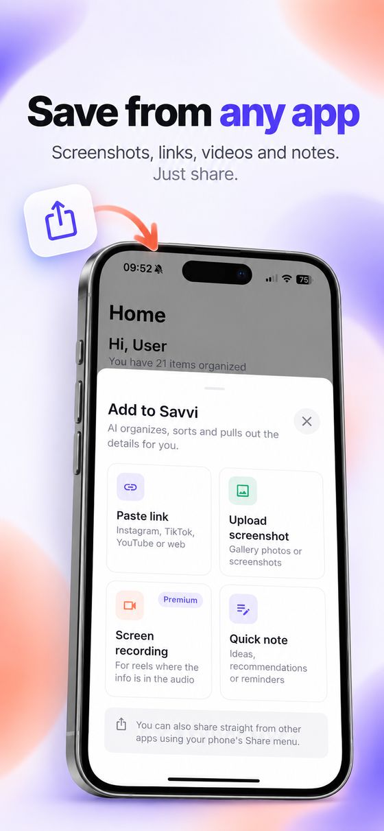 Save from any app
